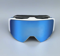 Nouvelles lunettes de ski magnétiques anti-buée à double couche unisexe RD-73034