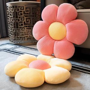 En peluche Six pétale fleur coussin tournesol oreiller <span class=keywords><strong>baie</strong></span> vitrée rose fleur assis chambre siège oreiller Girly chambre décor - Product Image 4