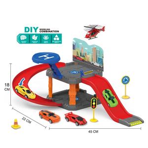 Jouet bon marché de police de <span class=keywords><strong>parking</strong></span> ferroviaire de série de camion et de feu d'ingénieur en plastique pour que les enfants apprécient le <span class=keywords><strong>parking</strong></span> de camion - Product Image 3