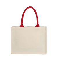 Logo personnalisé sac fourre-tout en toile recyclée sac à provisions réutilisable pour l'artisanat