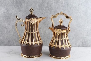 กาน้ำชาอาหรับสุดหรูเหมือนเพชรกระติกน้ำเก็บความร้อนเหยือกกาแฟขนาด1000มล. สำหรับโรงแรมและร้านอาหาร - Product Image 4