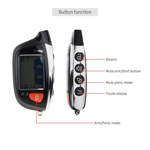 Two Way Passive Keyless Entry Push Button Switch Remote Starter Car Alarm System - Product Image 3