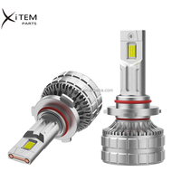 Ampoule de phare LED 12V 24V 170W 20000LM H7 H11 9005 9012 H4 H1 H3 avec double tube en cuivre 6000K, pour voiture et camion