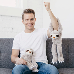 Peluche paresseux mignonne personnalisée en usine, décoration <span class=keywords><strong>de</strong></span> famille d'animaux pour les fêtes, cadeau d'anniversaire pour enfants, jouet en peluche paresseux en coton PP <span class=keywords><strong>de</strong></span> 45 cm - Product Image 4
