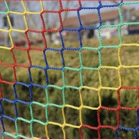 Jaring Pengaman Olahraga Luar Ruangan Tahan UV dari Poliester untuk Lapangan Bola Berat & Taman Hiburan, Mendukung OEM Grosir