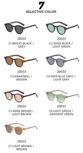 Partagasファッション流行デザイナーカスタムロゴ楕円形TR90フレームアームUV400シェードサングラスサングラス男性女性用 - Product Image 5