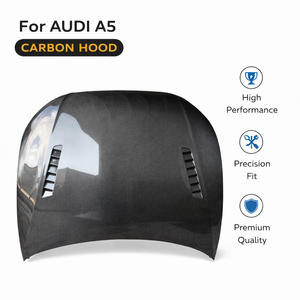 Capó de Fibra de Carbono para <span class=keywords><strong>Audi</strong></span> <span class=keywords><strong>A5</strong></span> S5 B8 2008-2012 |   Reemplazo del Capó Delantero |   Ajuste Estilo OEM - Product Image 1