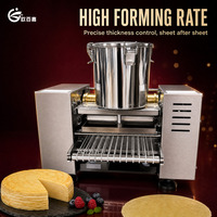 Machine à crêpes en acier inoxydable de qualité alimentaire, résistante à la corrosion, 110V 220V 2400W, longue durée de vie