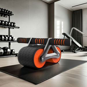 Logo kustom kebugaran Gym olahraga seluruh tubuh latihan Rebound otomatis <span class=keywords><strong>Abs</strong></span> roda rol - Product Image 6