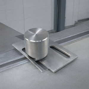 Roue de rail de porte de chambre froide robuste en acier inoxydable 304 - Product Image 2