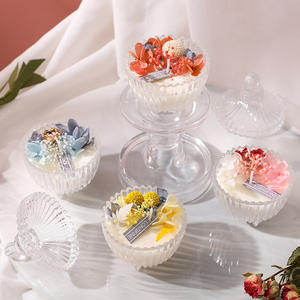 Set de Velas de Flores Preservadas para Compradores Transfronterizos, Cera de Soja, Venta al por Mayor, Suministro de Regalos para San Valentín y Navidad - Product Image 6