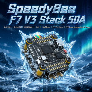 SpeedyBee F7 V3 Stack 50A 4-en-<span class=keywords><strong>1</strong></span> ESC BLHeli <span class=keywords><strong>32</strong></span> ICM42688P 3-6S 30x30mm FPV Fly Tower Accessoires de Drone de Course FPV Pièces DIY - Product Image 1