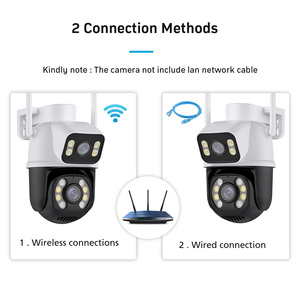 Nhà Máy Bán buôn icsee Bullet và Dome liên kết báo động <span class=keywords><strong>WIFI</strong></span> PTZ <span class=keywords><strong>camera</strong></span> 6MP ống kính kép không dây CCTV <span class=keywords><strong>IP</strong></span> PTZ Dome <span class=keywords><strong>Camera</strong></span> - Product Image 5