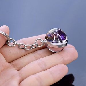 <span class=keywords><strong>Zodiac</strong></span> 12 Virgo porte-clés en verre porte-clés lunettes <span class=keywords><strong>Zodiac</strong></span> 12 Constellation Glow In The Dark Creative Galaxy porte-clés - Product Image 3