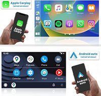 Stereo Mobil 9 inci Built-in 2DIN Android 11 DSP untuk GPS, Radio FM, Layar OLED, Universal, Fitment Split Screen, CarPlay, Radio FM