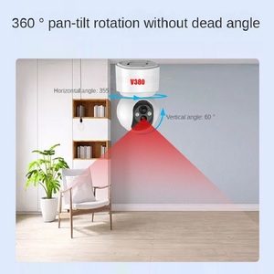 V380 pin điện năng thấp không dây wifi màn hình 360 độ trong nhà nhà đầy đủ màu sắc lắc đầu bé máy ảnh 2.4GHz Wifi hai chiều âm thanh - Product Image 5