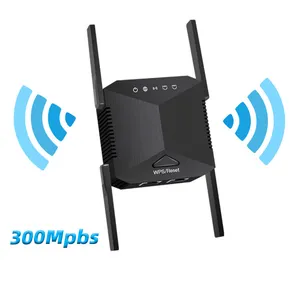 300Mbps 무선 WiFi 중계기 WiFi 신호 증폭기 장거리 WiFi 익스텐더 라우터