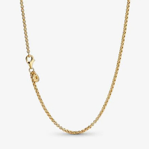 Collar de Plata de Ley 925 con Trébol de Cuatro Hojas y Estrellas para Mujer, Chapado en Oro y Oro Rosa, Cadena de Eslabones para Bodas, Fiestas y Regalos - Product Image 3