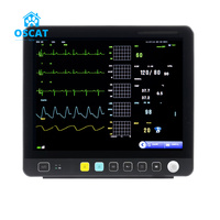OSCAT Meilleure vente 15 pouces écran LCD moniteur vétérinaire dispositif d'analyse vétérinaire avec 6 paramètres de signes vitaux
