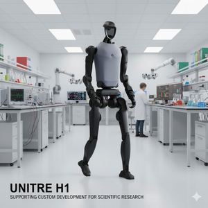 Robot humanoïde programmable Unitree H1 de 180 cm, qualité industrielle, roulements à rouleaux croisés, robot IA avec LIDAR 3D et caméra de profondeur - Product Image 2