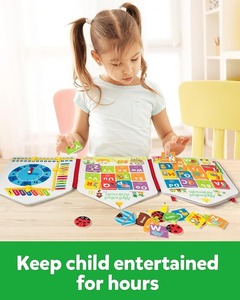 <span class=keywords><strong>Libro</strong></span> delle Attività Montessori per Bambini, Tavola Sensoriale per Sviluppo Motricità Fine, Giocattolo Educativo Prescolare per Viaggi in Auto - Product Image 4