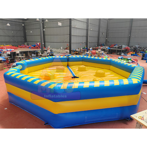 Juego Inflable Comercial Wipeout con Piscina de Bolas Giratoria, Desafío Inflable Last Man Standing Meltdown para Carnaval - Product Image 2