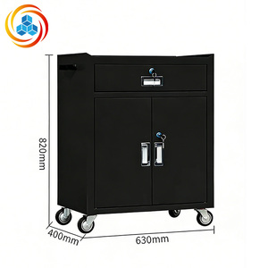 Heavy Duty Metal Rolling Tool Chest <b>Lockable</b> <b>Drawer</b> Cabinet | Industrial Office Furniture Storage Trolley Eco-Friendly 300kg - Product Image 2