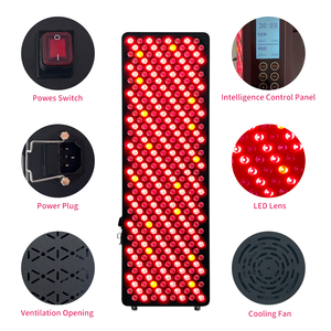 Panel de Terapia de Luz Roja de Grado Médico REDSKY, 940nm 1060nm, 7 Longitudes de Onda, para Cuerpo Completo, <span class=keywords><strong>con</strong></span> 320 <span class=keywords><strong>LED</strong></span> - Product Image 5