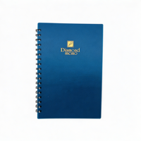 Carnet à spirale transparent B5 simple, carnet à spirale à couverture rigide, carnet à spirale ligné personnalisé en gros pour l'étude quotidienne des étudiants