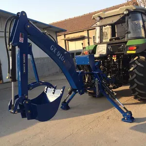 Hohe Qualität Ce Genehmigt Mini 3 Punkt Bagger Befestigung Bagger Anhänge Pto Bagger 3 Point Hitch Bagger