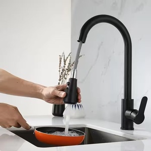 <span class=keywords><strong>Robinet</strong></span> noir en acier inoxydable de vente chaude cuisine un <span class=keywords><strong>arrêt</strong></span> <span class=keywords><strong>d</strong></span>'eau clé et <span class=keywords><strong>robinet</strong></span> extractible - Product Image 4