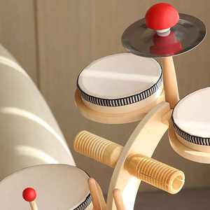 2024 nueva llegada bebé juguete multifuncional xilófono tambor conjunto música juguete para niños <span class=keywords><strong>pandereta</strong></span> <span class=keywords><strong>de</strong></span> madera - Product Image 6