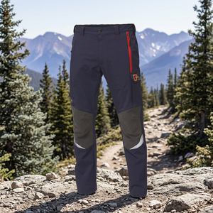 STYLE TTAKE Loose Fit <b>Man</b> <b>Trousers</b> 100% Cotton XL Customizable Logo Anti-Wrinkle French Terry Zipper Bleached <b>Pleat</b> Grey - Product Image 3