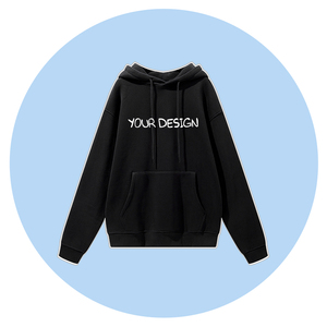 Venta al por mayor de alta calidad sudaderas con capucha en blanco de talla grande Cool Guy moda hombres sudaderas con capucha logotipo personalizado 100% algodón sudaderas con capucha unisex - Product Image 2