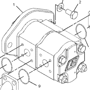 300.9D Hydraulic Main <b>Pump</b> For Mini Excavator Repair Parts 372-5999 448-4184 - Product Image 1