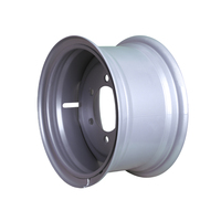 Velg Traktor Pertanian 8.50F-16 Tahan Lama, Perlakuan Permukaan Anti Karat untuk Peralatan Pertanian, Offset 0mm, Ban