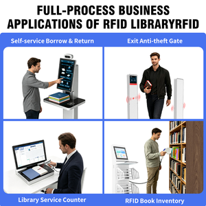 Универсальное RFID-решение для библиотек: самообслуживание, отслеживание активов, интеллектуальная система управления RFID и киоск для выдачи книг - Product Image 2