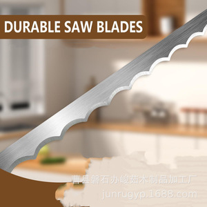 Wooden <b>Bread</b> Saw With Handle Bow Shaped <b>Bread</b> Slicer Toast Cutter Solid Wood <b>Knife</b> For Baking And Kitchen Use - Product Image 3