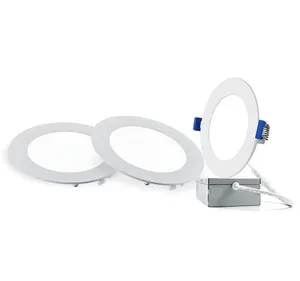 Hiệu Suất Cao Nhôm Trắng Tròn Quảng Trường 3W 4W 6W 9W 12W 15W 18W 24W Đèn LED Âm Trần - Product Image 1