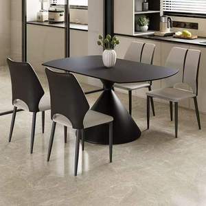 Tavolo da Pranzo Estensibile <span class=keywords><strong>Salvaspazio</strong></span>, da Quadrato a Rotondo, Tavolo Telescopico Multifunzione per Cucina e Sala da Pranzo in Spazi Ristretti - Product Image 5