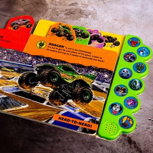 Monster Truck Gear IT up Sound Book Libro audio interattivo a tema veicoli per bambini, con funzione di riproduzione a pressione, per ragazzi - Product Image 4