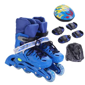 Fabrik preis Rollschuhe 4 Räder billige Skates Schuhe für Kinder verstellbar 2 Rollschuhe für Jungen und Mädchen