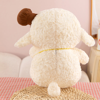 Boneka Domba Plush Berkualitas Tinggi, Lucu, Model Selempang, Isi Kapas PP, Berbagai Ukuran, Wajah Manis, Nyaman Dipeluk untuk Remaja