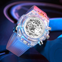 Jam Tangan Pria Mekanik Otomatis Mewah Merk Ternama Grosir Kecil, Jam Tangan Sport Digital Warna-warni
