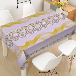 Nappe en PVC en gros d'usine de Yiwu nouvel article <span class=keywords><strong>toile</strong></span> <span class=keywords><strong>cirée</strong></span> dorée - Product Image 5