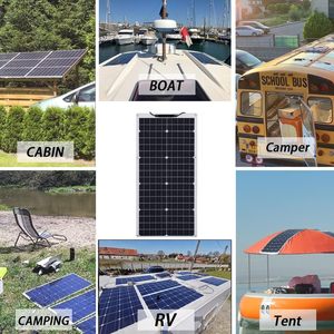 10W-300W panneaux solaires flexibles photovoltaïques panneaux solaires monocristallins pour toit <span class=keywords><strong>camping</strong></span> <span class=keywords><strong>camping</strong></span> pour usage extérieur - Product Image 6