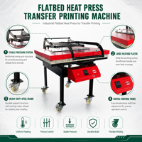 Digitale besturing vlakbed warmtepers sublimatiemachine met gelijkmatige verwarming voor kleding en huistextielprint