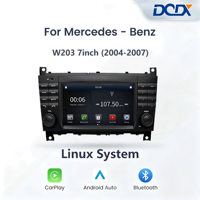 Pour Mercedes-Benz W203 W209 C180 Écran 7 pouces (2004-2007) Unité centrale intelligente Linux 7 pouces, avec lecteur multimédia Android Auto et CarPlay