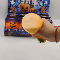 Jouet anti-stress souple en forme de citrouille d'Halloween, extensible, design de dessin animé, matériau TRP, taille personnalisée, unisexe