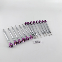 1.2mm -2.0mm jeu de tournevis de montre jeu de tournevis de précision bricolage tournevis en acier inoxydable montre Kit d'outils de réparation professionnel